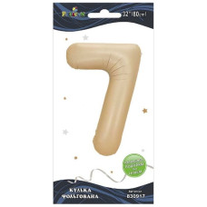 кулька-цифра фольгована Pelican  80см. лате "7"  830917  (5/20)