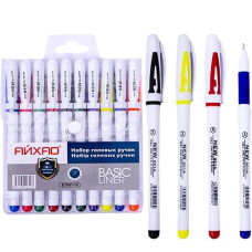 набір гел. ручок Aihao 10кол.  ЕТ-801-10  (12/144)