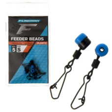 фiдерні ковзаючі вертлюги Flagman Feeder Plastic Beads S, набір 5шт.  FFPBS