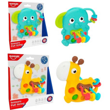 гра тваринка 14см., прорізувач, рух. дет., м'які кнопки Pop up, в кор. 17х19х5см. НЕ0195-НЕ0196 (96)