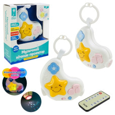 нічник з пультом керування, проектор зоряного неба, муз., в кор. 17,5х6,5х21см.  PL-724-07  (48/96)