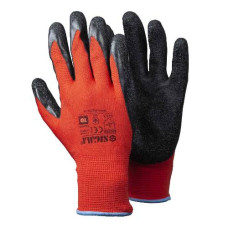 рукавиці Сигма трикотажні з частковим латексним спіненим покриттям, розмір 10  9445581  (12)