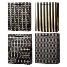 пакет подар. Buromax паперовий 18х23х8см., тиснення фольгою  ВМ.2000133  (12/600)