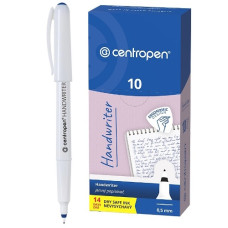 маркер Centropen 4651 лінер синій 0,5мм.  (10/200)