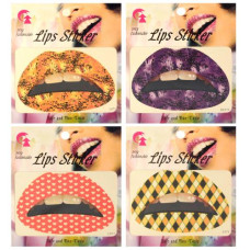 наліпки на губи 9х6,5см. в кул. 9х11см.  МК 4034  (300)