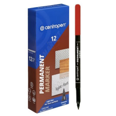 маркер Centropen 2536 тонк. червоний 1,0мм.  (12/2400)