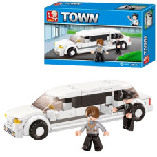 конструктор Sluban лімузин, 2 фігурки, 135дет. в кор. 19х19х4,5см.  М 38 В 0323  (72)