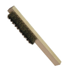 щітка по металу з дер. ручкою 2,3х2,5х20,5см.  ШМ-1-3  (12/360)