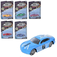 машинка мет. 8см. на бліст. 17х11,5х4см.  S408-2  (192)