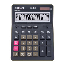 калькулятор Brilliant BS-554N настільний 15,5х20,3х3,6см.  (20/40)