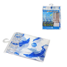 штора у ванну кімнату 170х180см.  АВ306