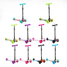 самокат Skyper mini пластмасовий, колеса PU 120мм., світло  112-40103  (10)