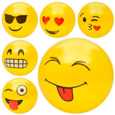 м`яч дитячий смайл 9" 57-60гр.  MS 4565  (240)