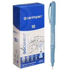 маркер Centropen 2631 лінер чорний 0.3мм.  (10/200)
