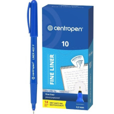 маркер Centropen 4621 лінер синій 0.3мм.  (10/200)