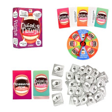 настільна гра "Глибокі питання" в кор. 17х12х5,3см. Strateg  30578