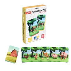 настільна гра "Моє господарство" в кор. 10х14х2,5см. Strateg  30667