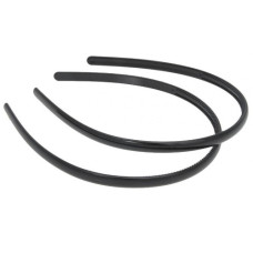 обруч для волосся пластиковий глянцевий шир. 0,8см.  В 1977-99Q-1С  (026202)  (12)