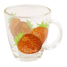 кухоль скляний 340мл. Полуниця  ОСТ 20 А2410Т  (24)