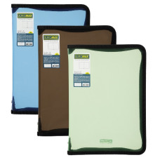 тека Buromax на блискавці А4 пластикова напівпрозора  ВМ.3941-99  (24/120)