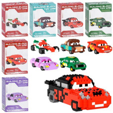 конструктор машинка в кор. 8х12,5х5см.  V4001-2-3-4-5-6  (96)