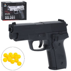 пістолет 16см., пластикові кульки, в кор. 17х12х4см.  361  (72)