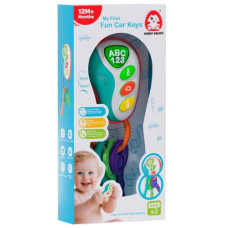 брелок з ключами 17см, муз. (англ.), звук, світло, на бат. в кор. 10х22х4см.  ЕА042  (36)