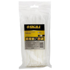 хомут нейлоновий Сигма 3,6х300мм. 100шт. білий  2501151
