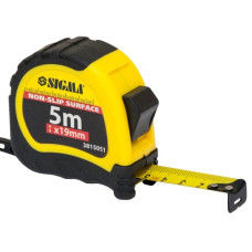 рулетка Сигма shiftlock 5м.х19мм.  3815051