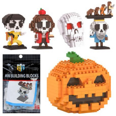 конструктор Helloween фігурка/монстр в кул. 12х17х3см.  SD365-369-372-375-378  (150)