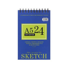 альбом Art Nation для ескізів А5/24арк. на спіралі  XQSU5200/115593  (48)