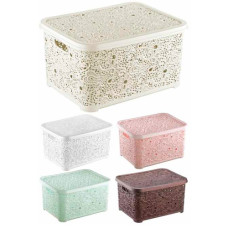 кошик Амелія 7,5л. з кришкою  БП-063  (10)