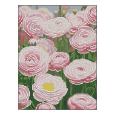 алмазна мозаїка Strateg 30х40см. "Весняне поле"  в тубі, без підрамника  ZAV3040-16