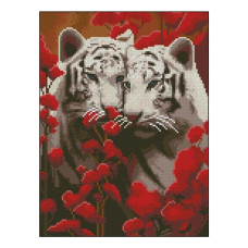 алмазна мозаїка Strateg 30х40см. "Кохання"  в тубі, без підрамника  ZAV3040-49