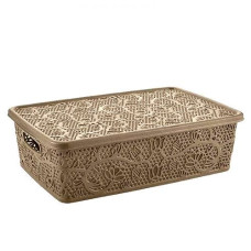 кошик мереживний з кришкою 10л.  ТР-8213  (20)