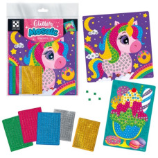 набір для творчості з блискучою мозаїкою "Єдиноріг та морозиво" Vladi Toys  VT4511-12