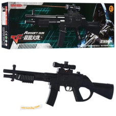 автомат з кульками, лазер, на батар. в кор. 60см.  2338А  (36)