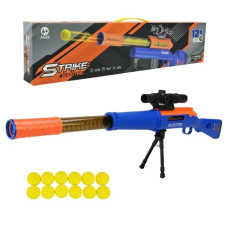 рушниця, 12 поролонових кульок, в кор. 68х6,5х15,5см.  108-403  (18/36)