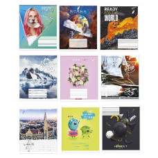 зошит Бріск "Пір`ячко" 48арк. клітинка  ТВ-5  (15/180)