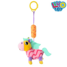 підвіска на коляску 34см. конячка, плюш, в кул. 10х14х6см.  KLD-003-3  (60)