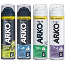 піна для гоління ARKO MEN 200мл. (в ас-ті)  (6/24)
