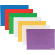 тека Economix E31317 конверт на кнопці пласт. А3 фактура "глянець"  (12/120)