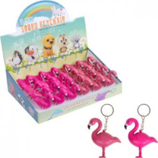 брелок пластиковий музичний зі світлом "Фламінго"  11-6  (24/480)