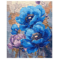 картина за номер. Ідейка 40х50см. "Симфонія кольорів" з фарбами металік  КНО3275