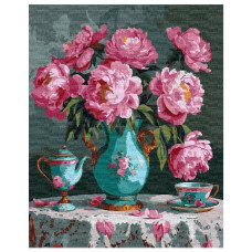 картина за номер. Ідейка 40х50см. "Ніжні кольори"  КНО5709