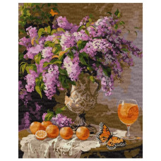 картина за номер. Ідейка 40х50см. "Бузковий аромат"  КНО5710