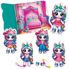 гра з липучками "Єдиноріжка" Vladi Toys  VT1320-01