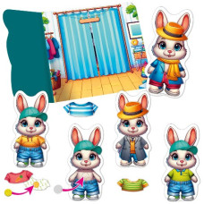 гра з липучками "Зайчик" Vladi Toys  VT1320-04