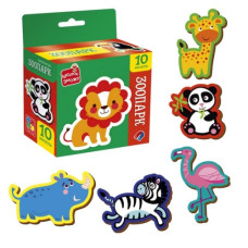 набір магнітів "Зоопарк" Vladi Toys  VT3106-39