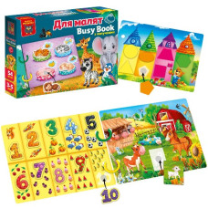 гра з липучками "Бізі бук. Для малят" Vladi Toys  VT1310-07